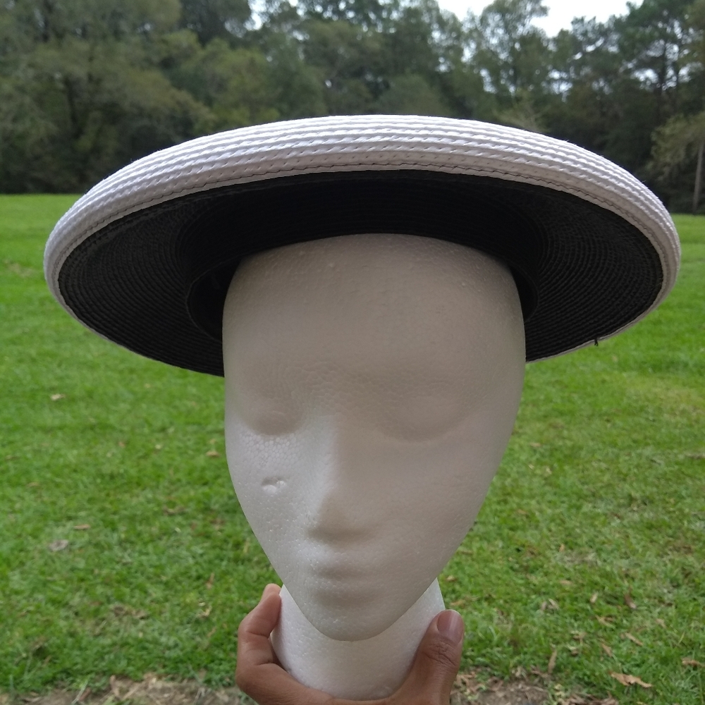 Vintage 50s platter hat